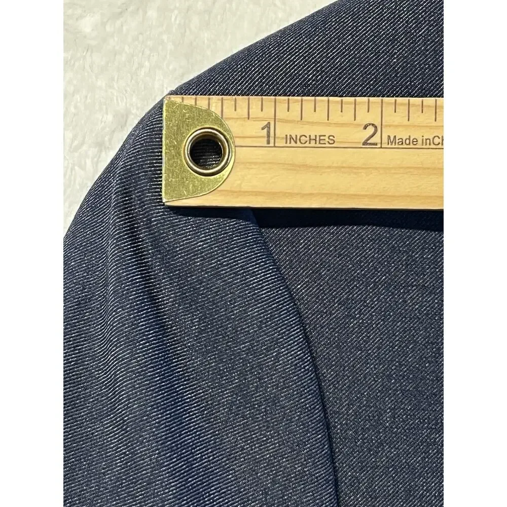 Banana Republic 40L 36x31 Slim Fit Blue Denim Look Unstructured Performance - Picture 8 of 16